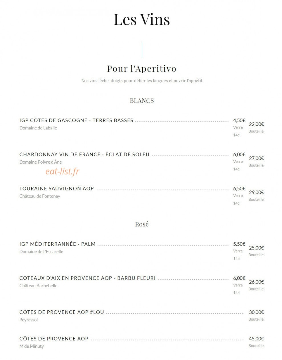 Auteuil Brasserie — carte page 13