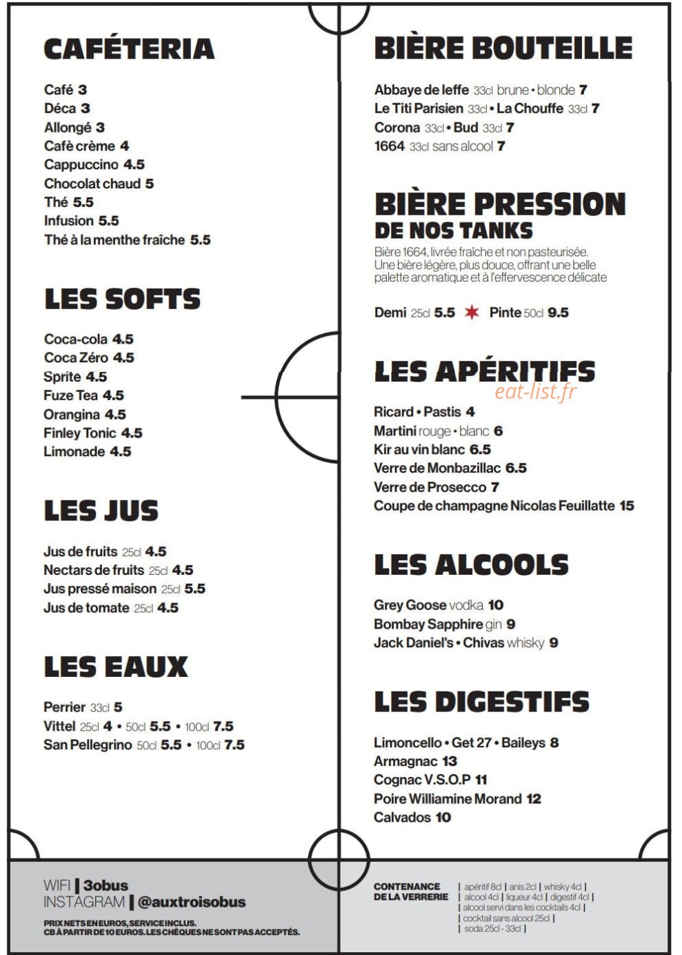 Aux Trois Obus — carte page 4