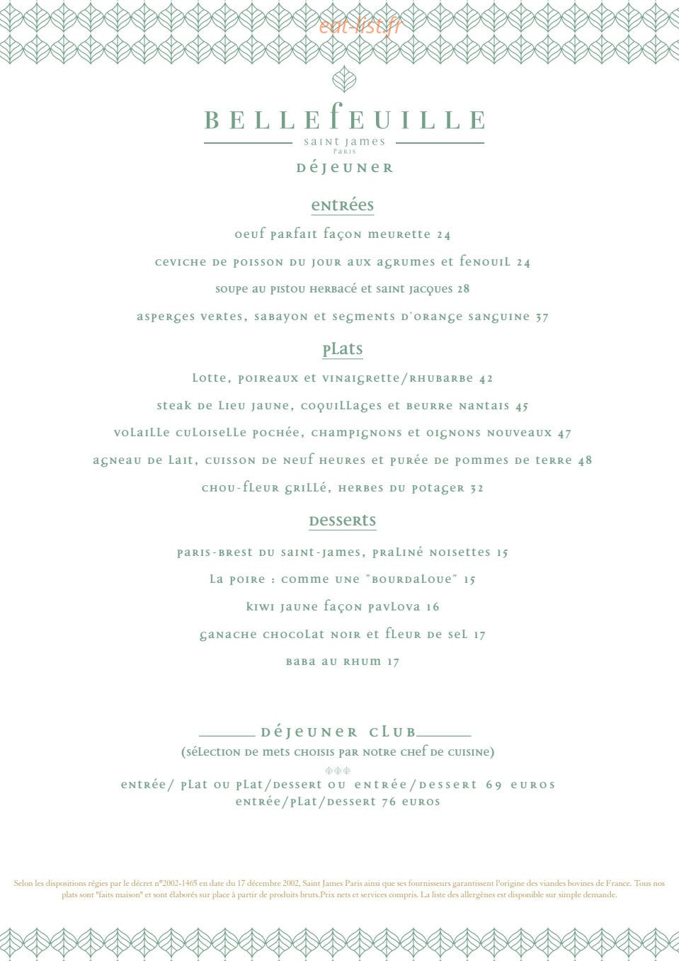 Bellefeuille — carte page 5
