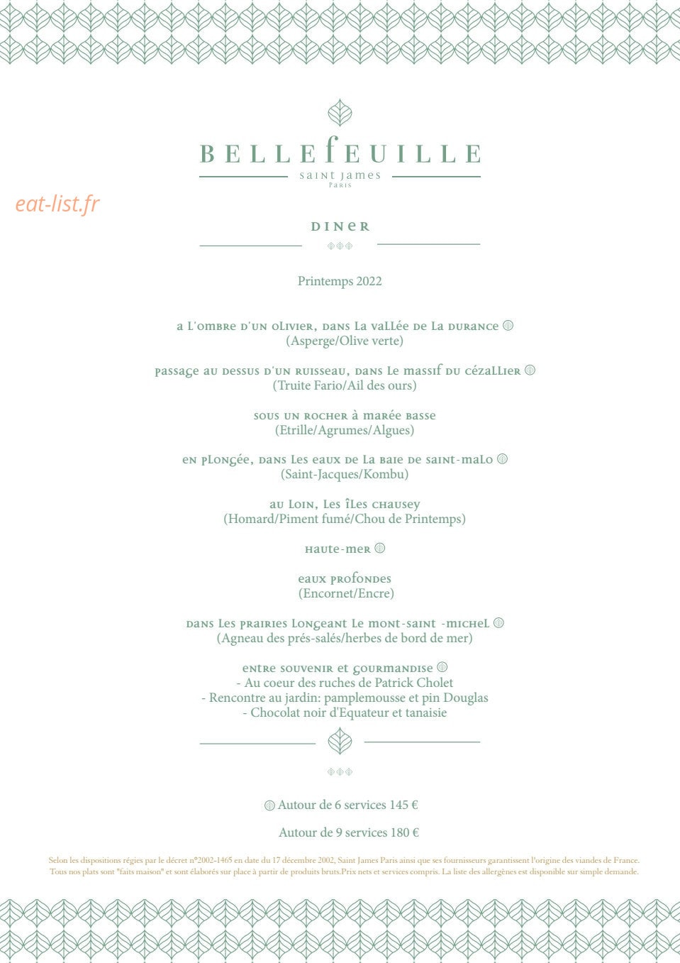 Bellefeuille — carte page 3