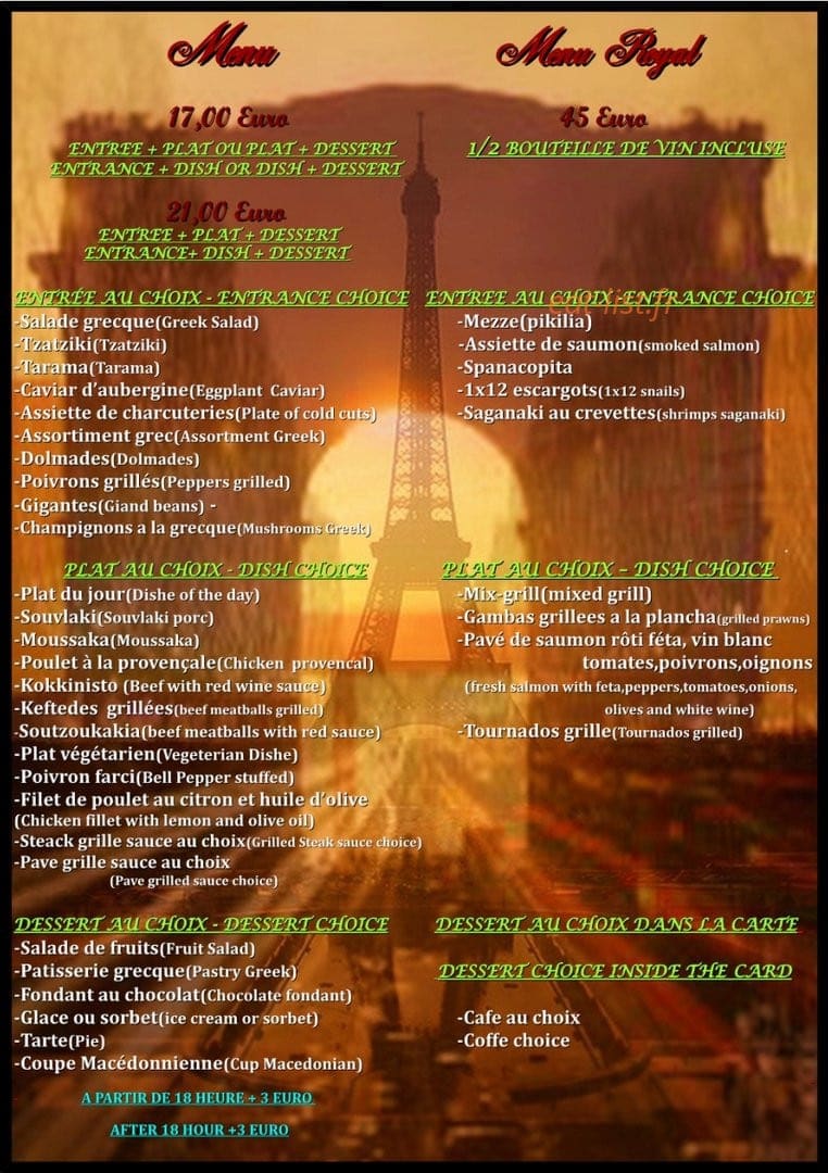 Bistro Bassano — carte page 5