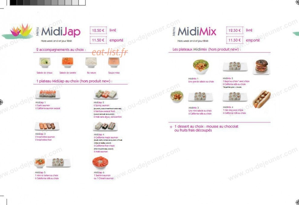 Bozen Sushi — carte page 13