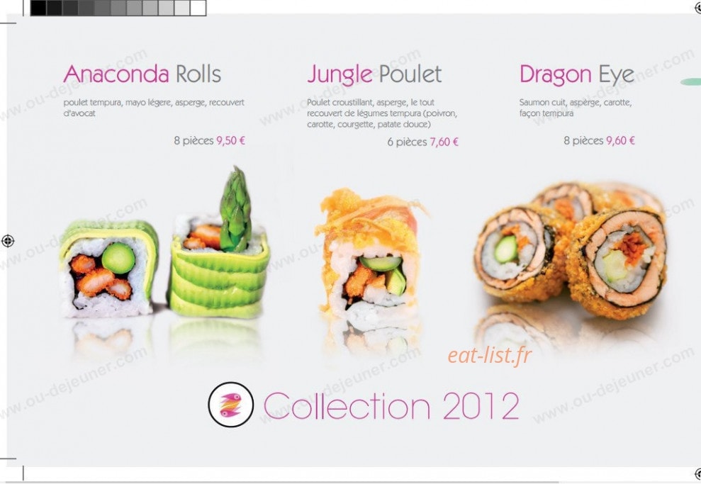 Bozen Sushi — carte page 3