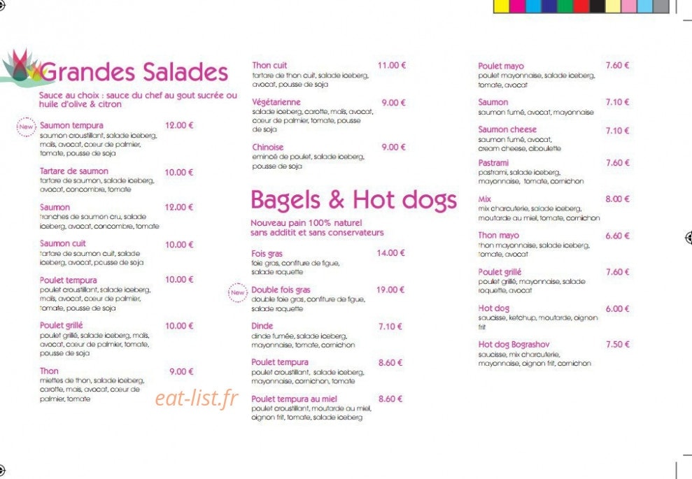 Bozen Sushi — carte page 10