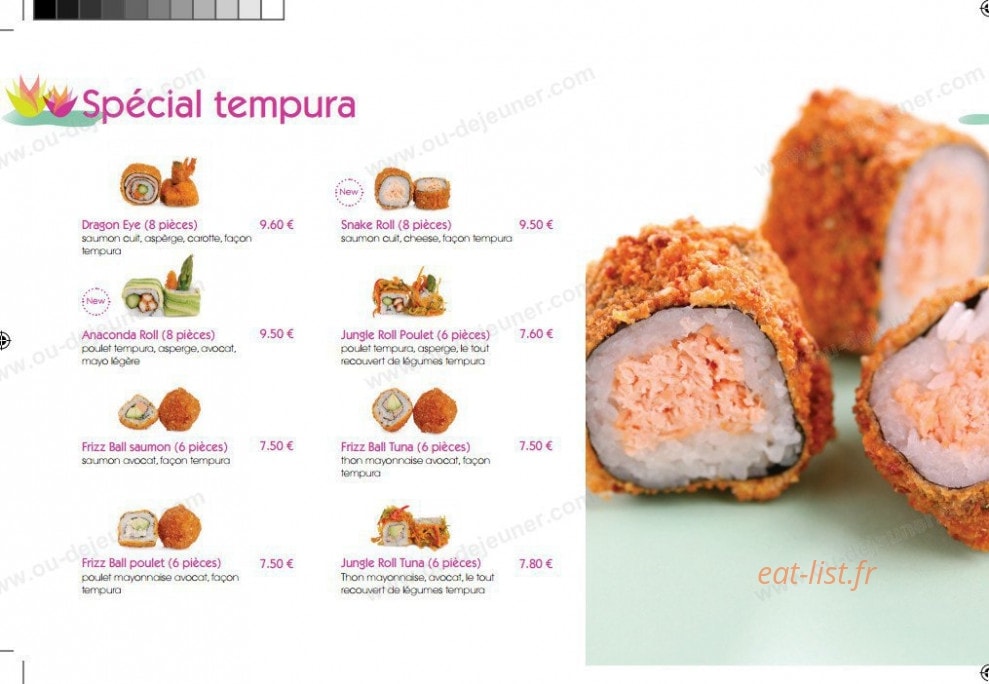 Bozen Sushi — carte page 5