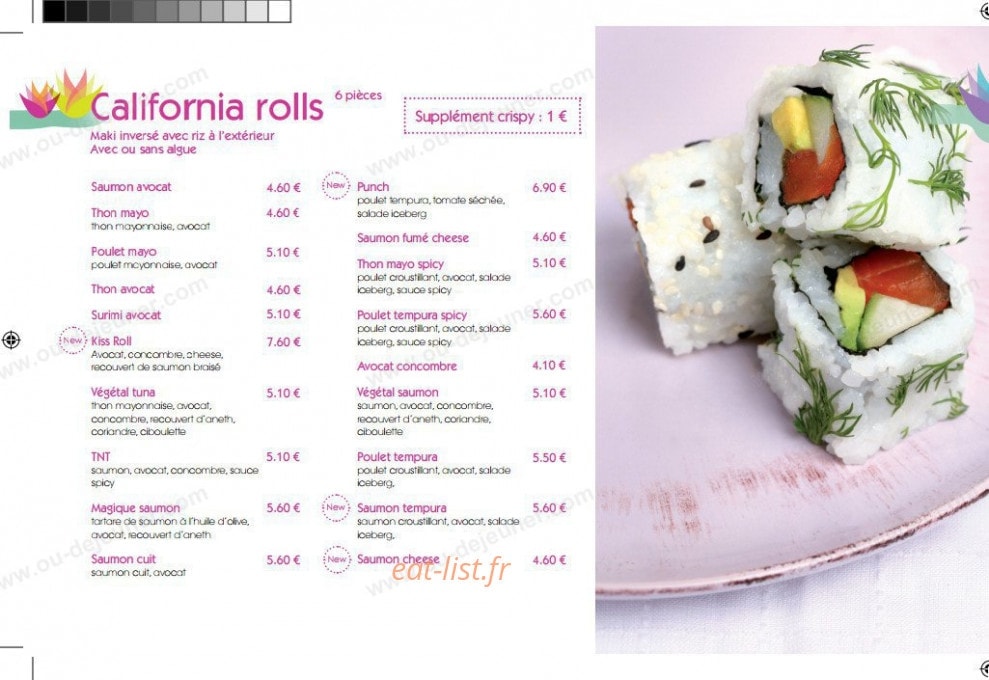 Bozen Sushi — carte page 7