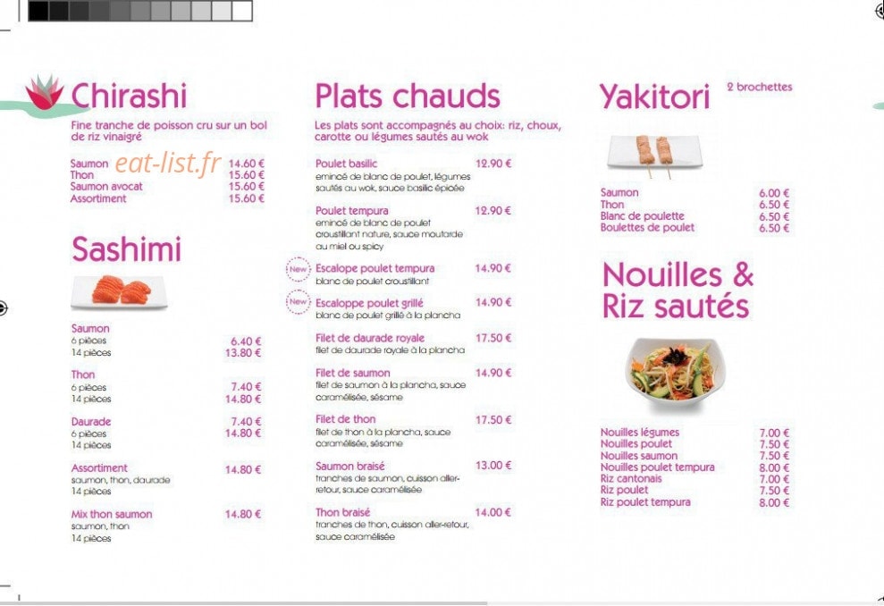 Bozen Sushi — carte page 11