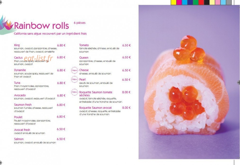Bozen Sushi — carte page 6
