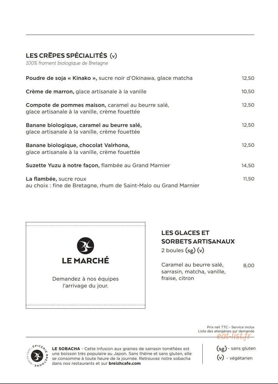 Breizh Café Passy — carte page 6