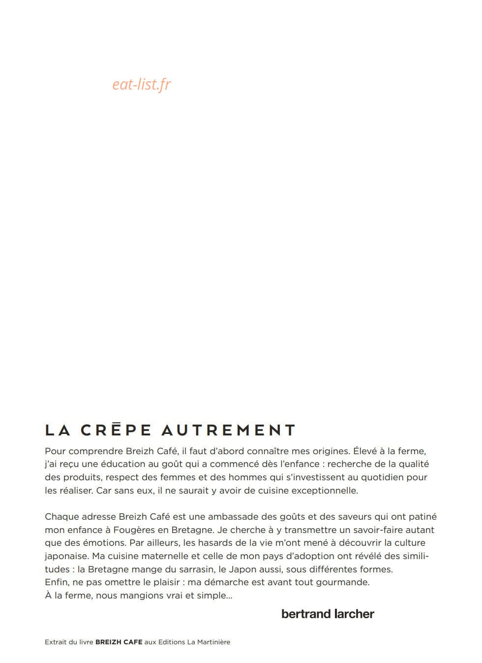Breizh Café Passy — carte page 7