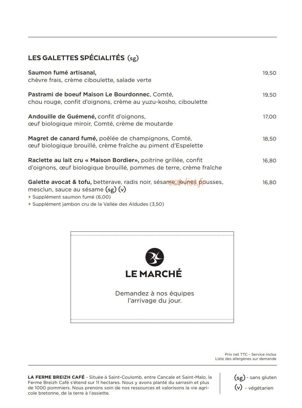 Breizh Café Passy — carte page 4
