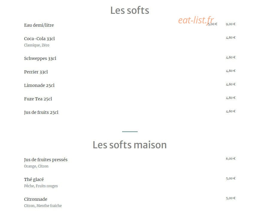 Café 55 — carte page 7