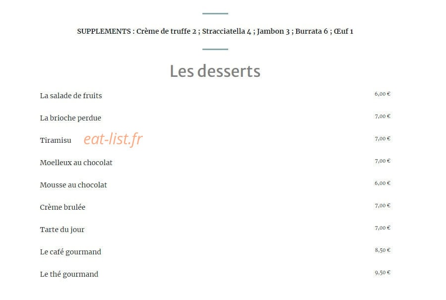 Café 55 — carte page 4