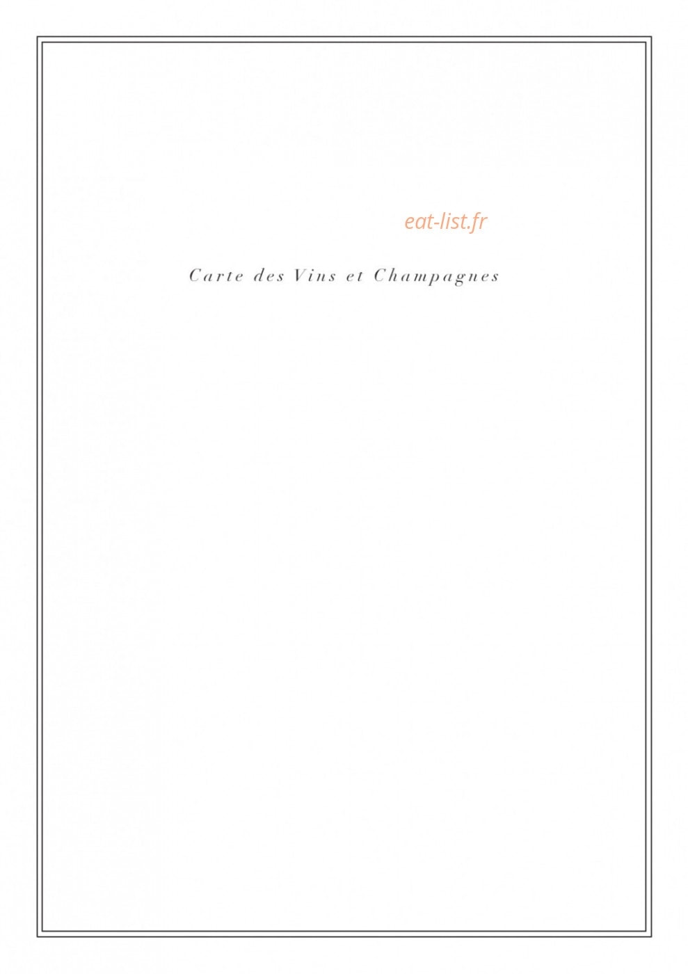 Café de l'Homme — carte page 10