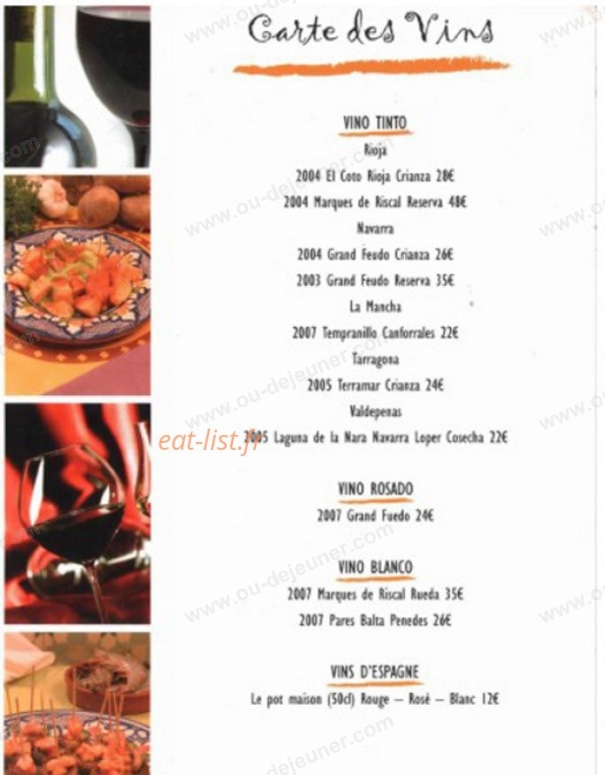 Casa Paco — carte page 5