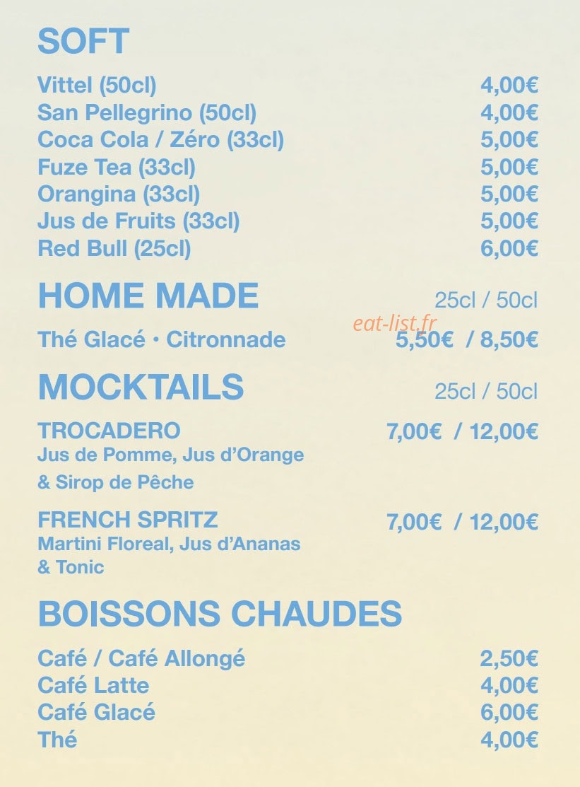 Casa Trocadéro — carte page 4