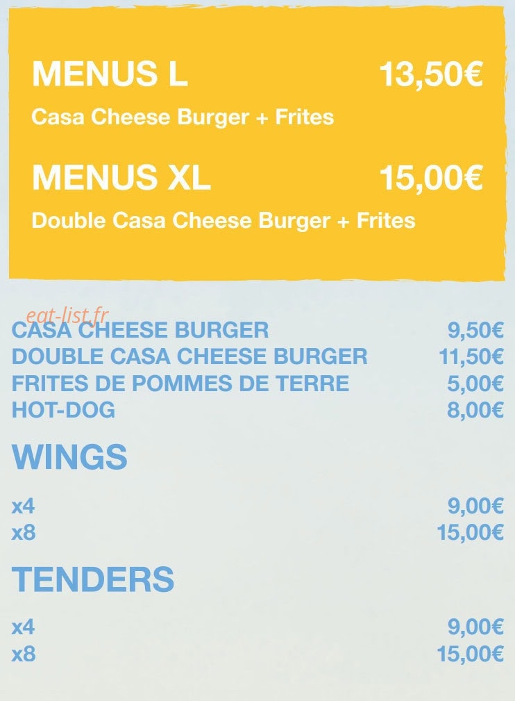 Casa Trocadéro — carte page 2