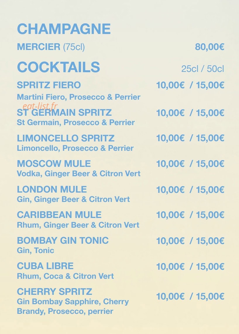 Casa Trocadéro — carte page 6