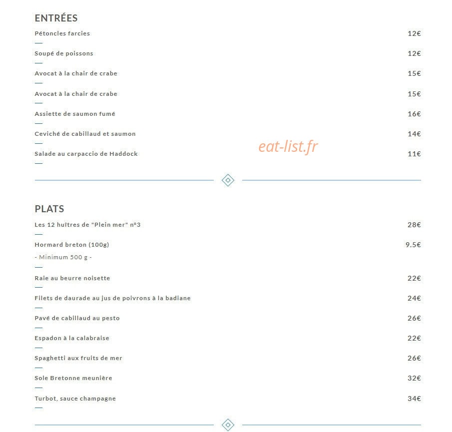 Chasse-Marée — carte page 1