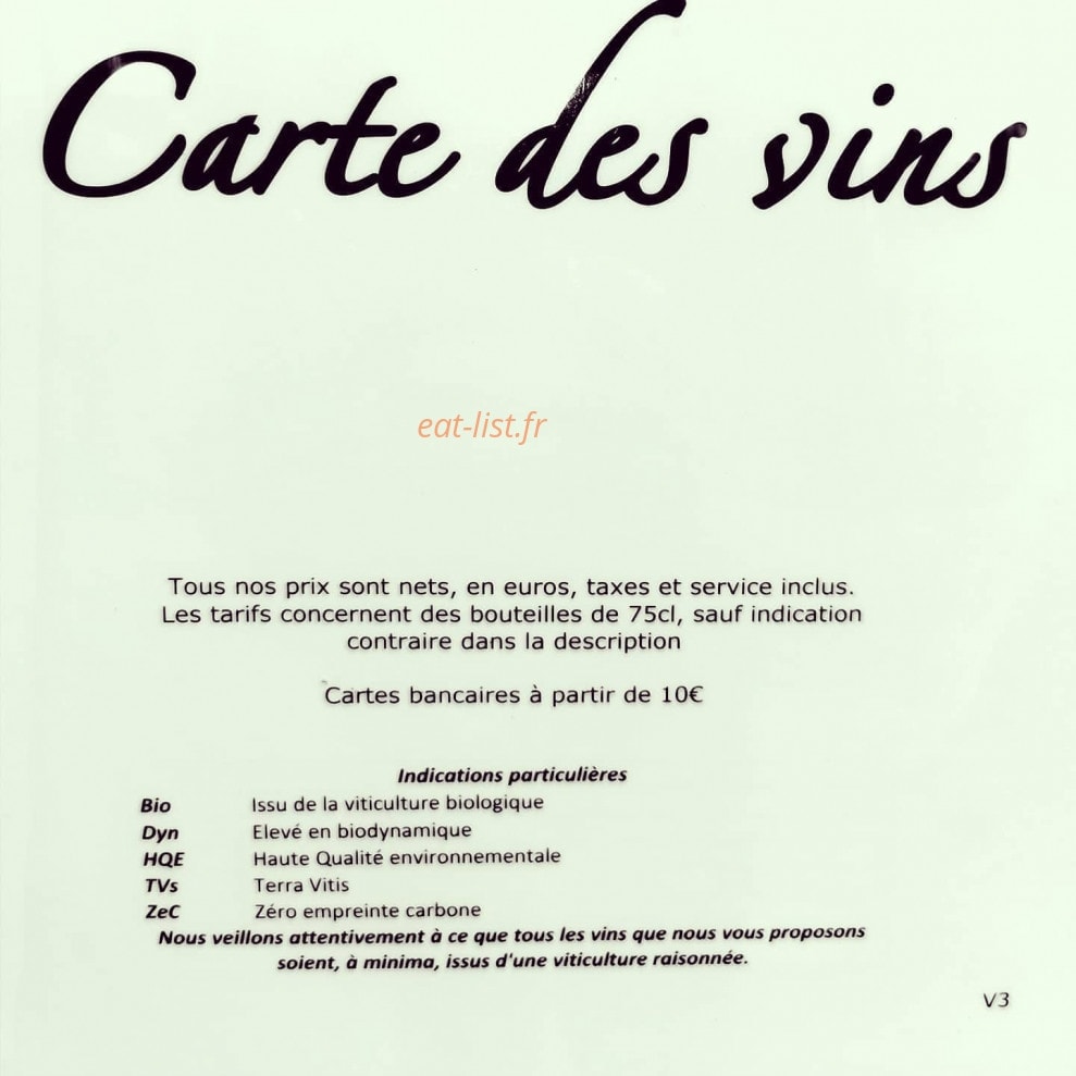 Chez Achille — carte page 3