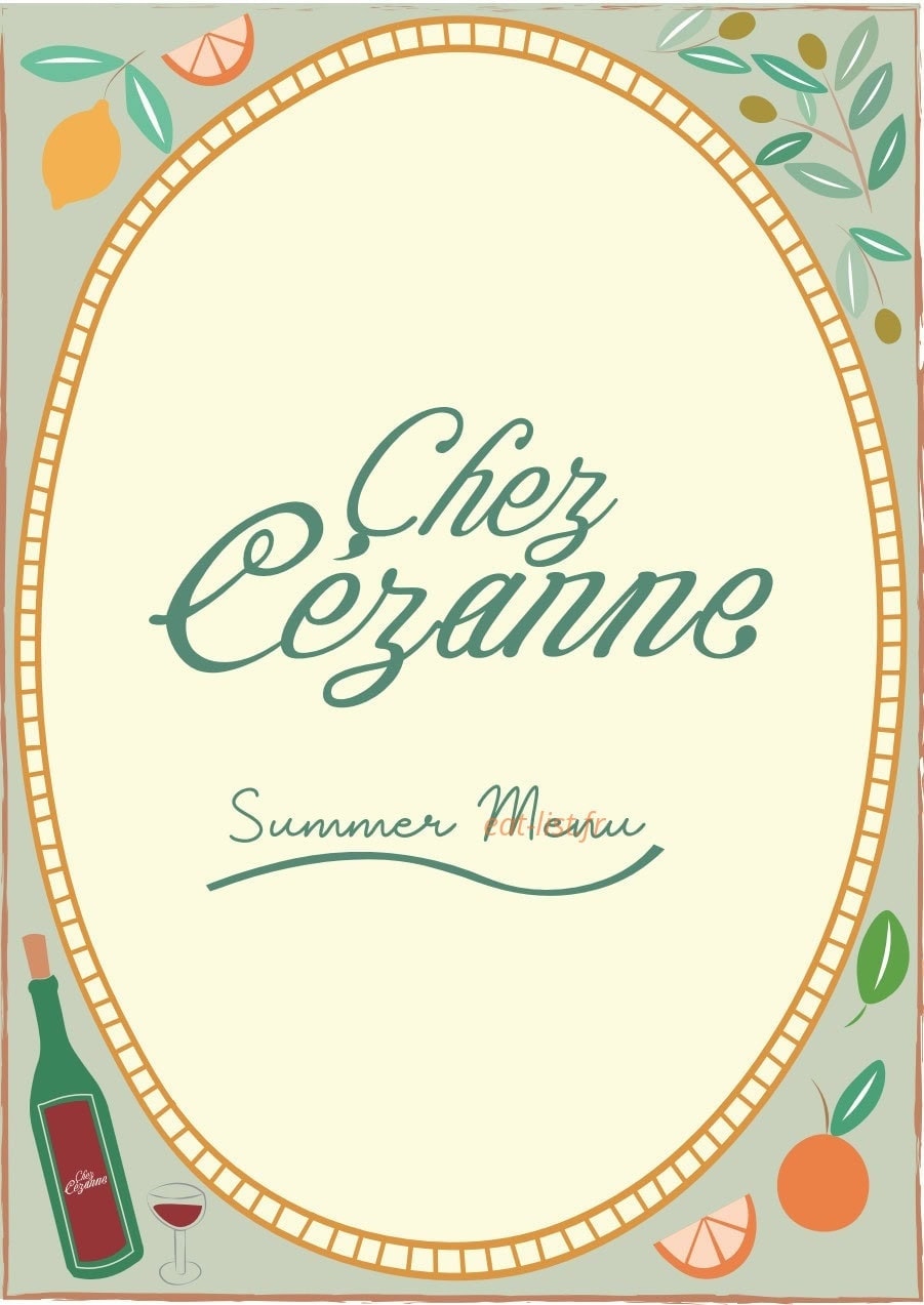 Chez Cézanne — carte page 4