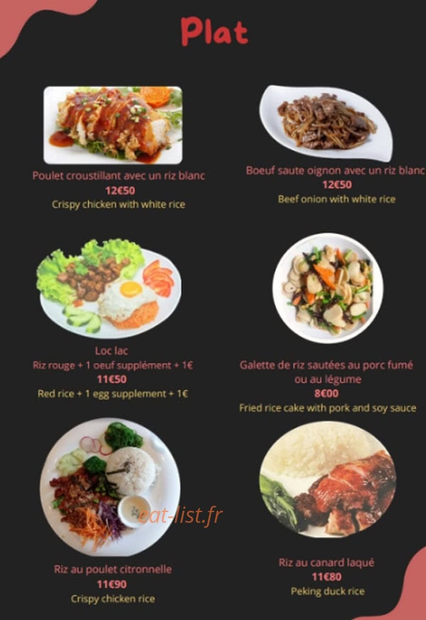 Chez Tofe — carte page 2