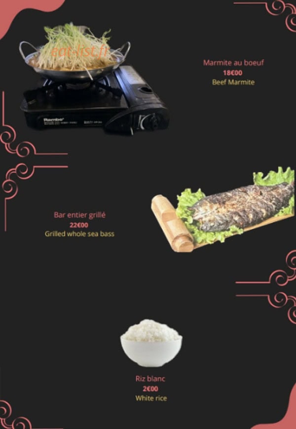 Chez Tofe — carte page 7