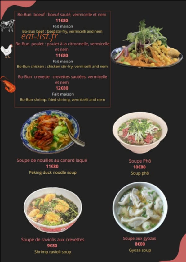 Chez Tofe — carte page 3