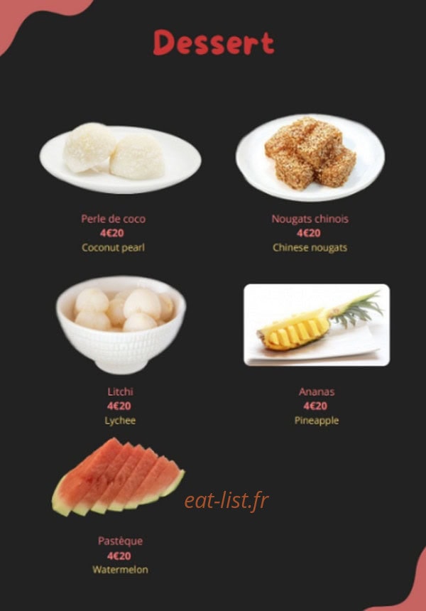 Chez Tofe — carte page 8