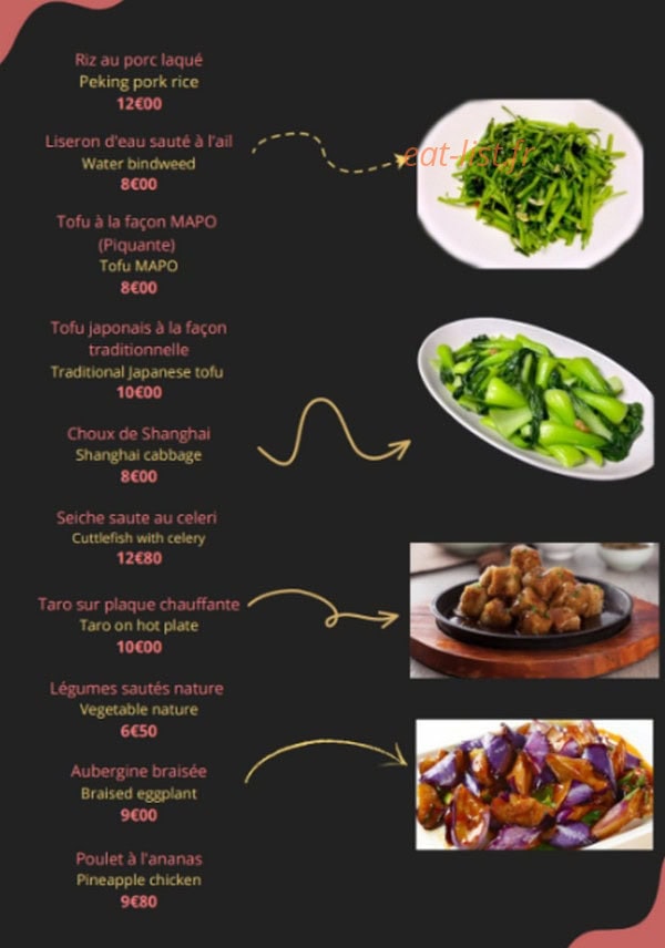 Chez Tofe — carte page 5