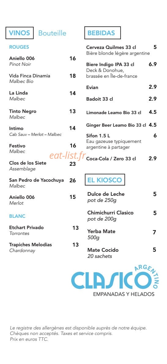 Clasico Argentino — carte page 3