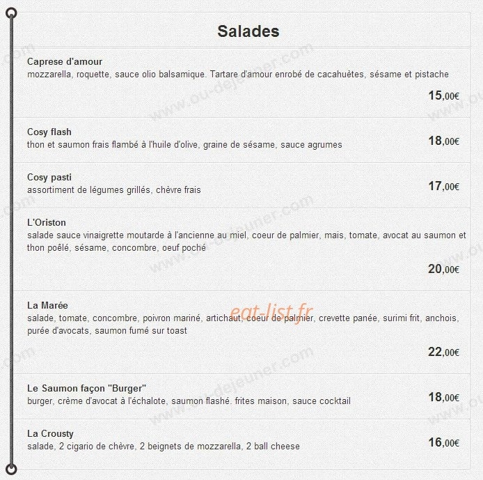 Cosy Italia — carte page 2