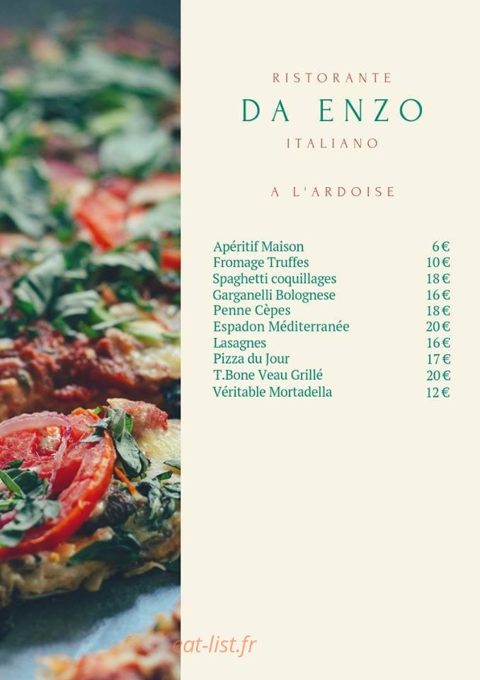 Da Enzo — carte page 2