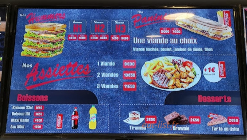 Daily Food — carte page 2
