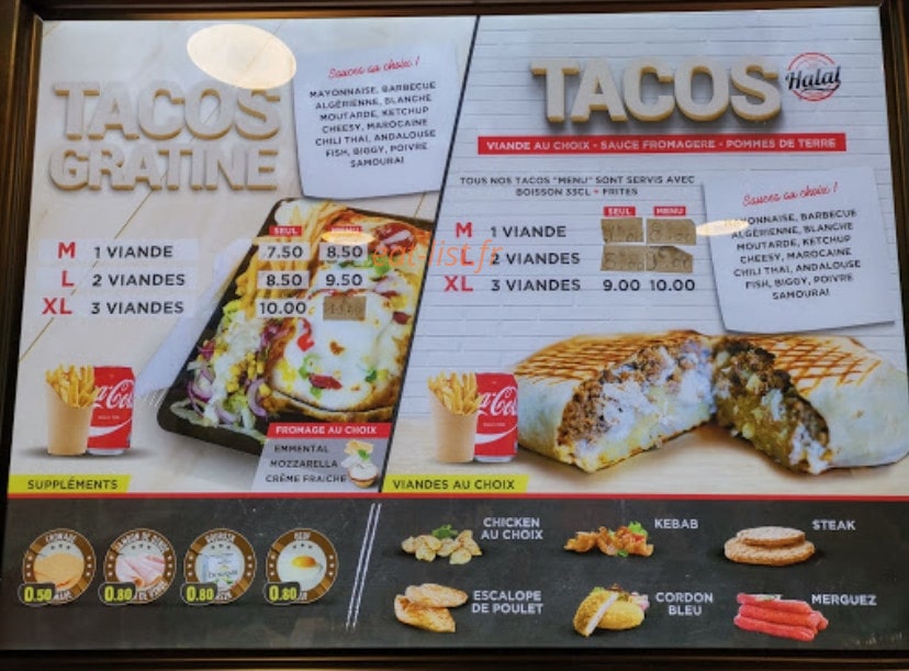 Daily Food — carte page 3