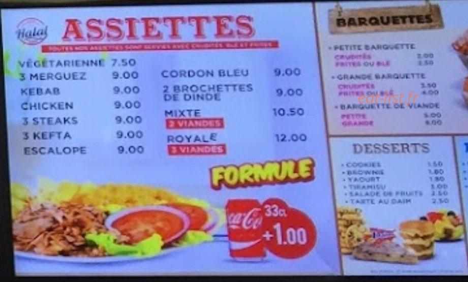 Doner king — carte page 4
