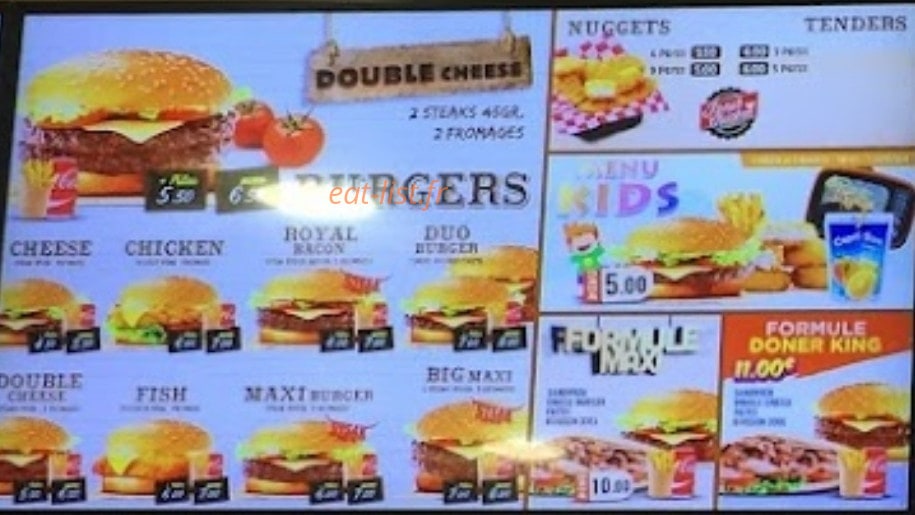 Doner king — carte page 2