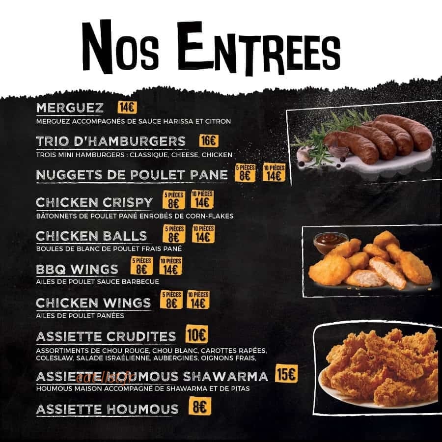 Grill Bar — carte page 3
