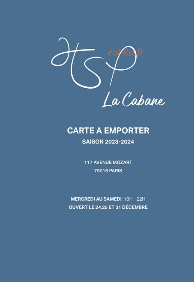 HSP La cabane — carte page 2