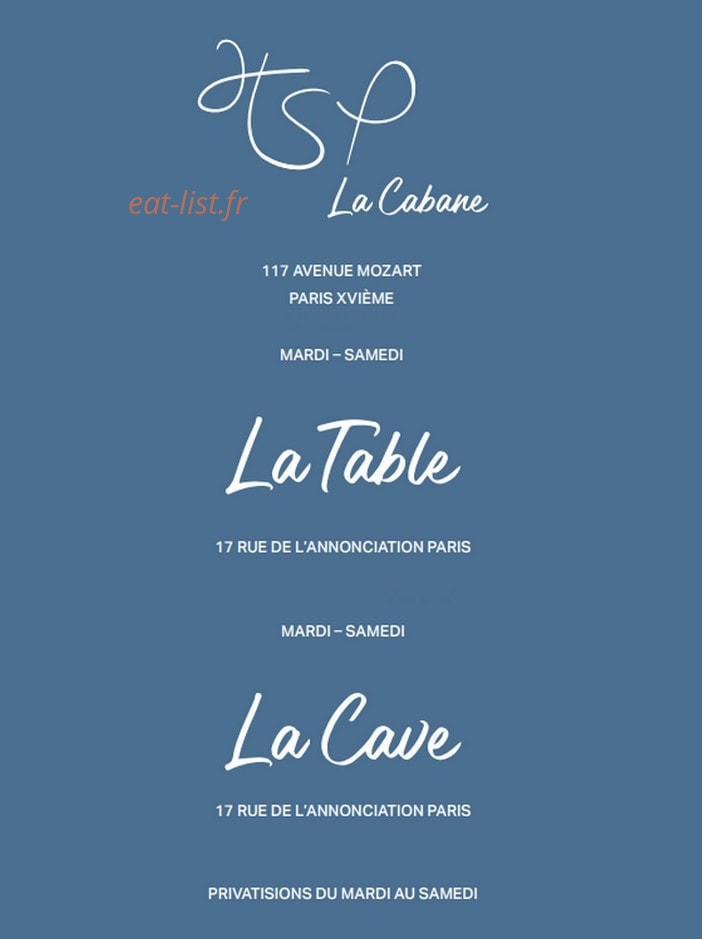 HSP La cabane — carte page 1