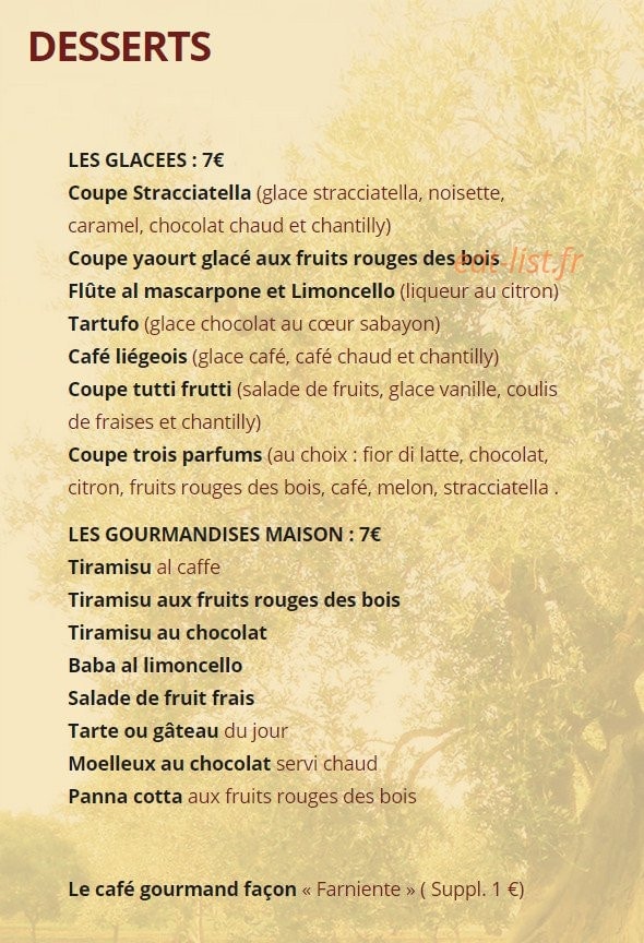 Il Farniente — carte page 3