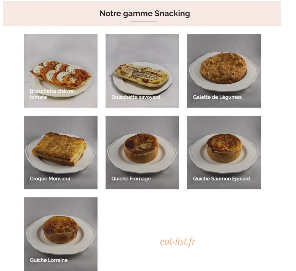 L'Atelier des Pains & co — carte page 11
