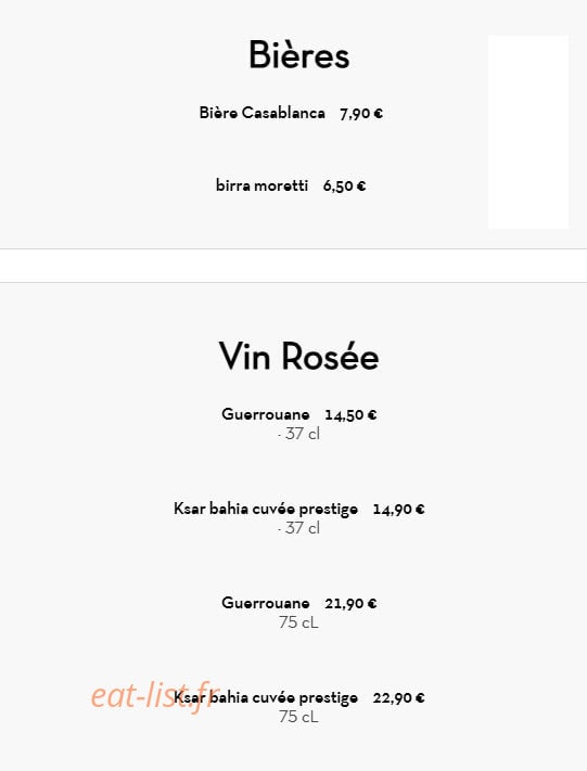 L'Etoile Longchamp — carte page 6