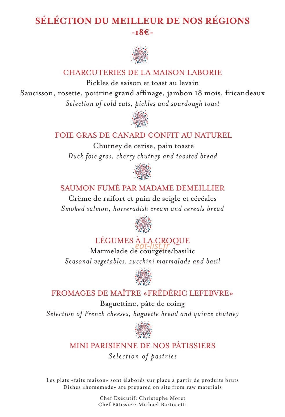 La Bauhinia — carte page 20