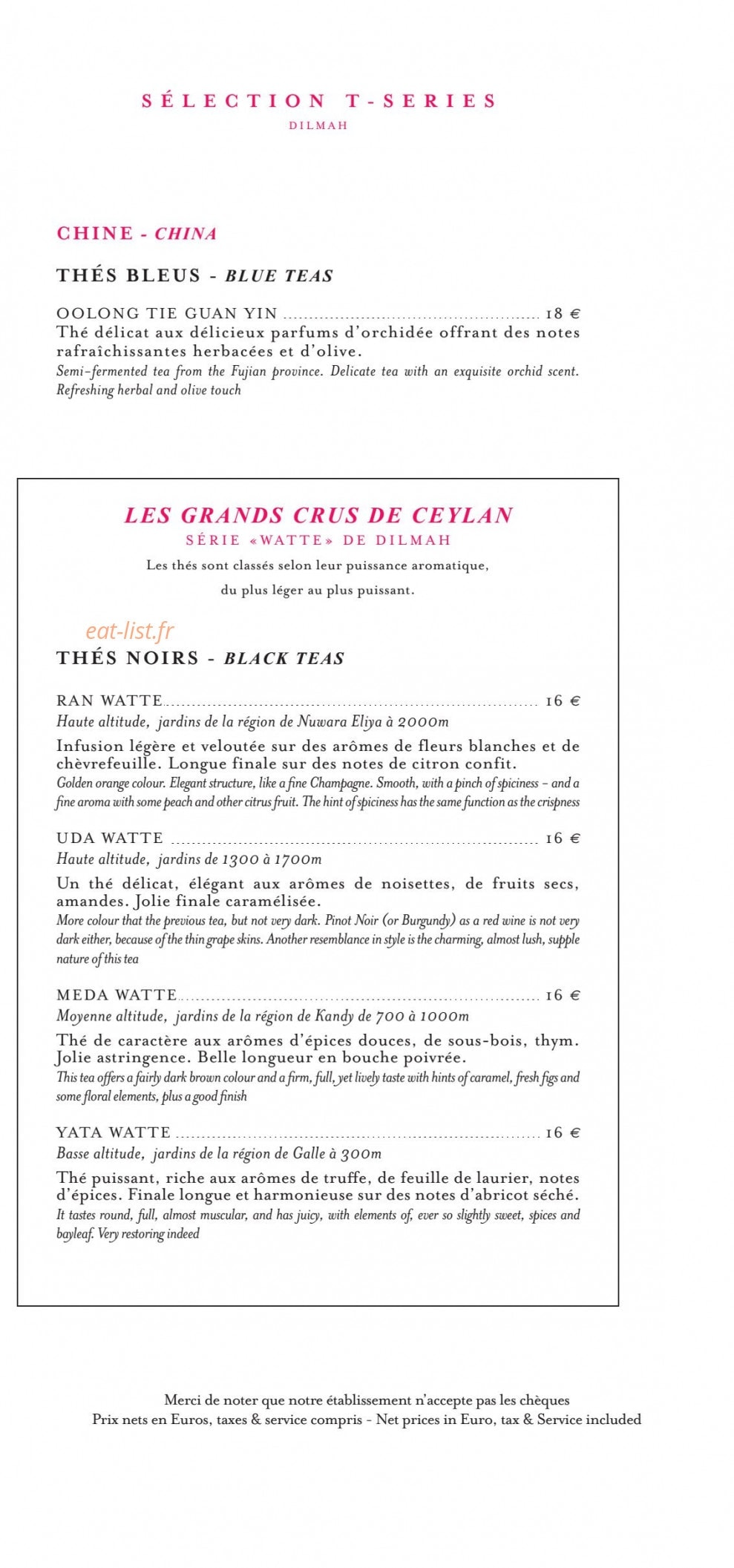 La Bauhinia — carte page 12