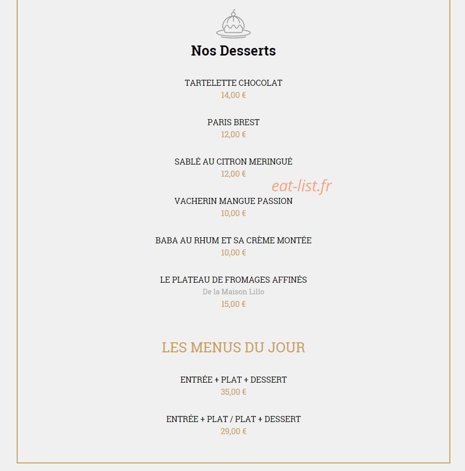 La Causerie — carte page 3