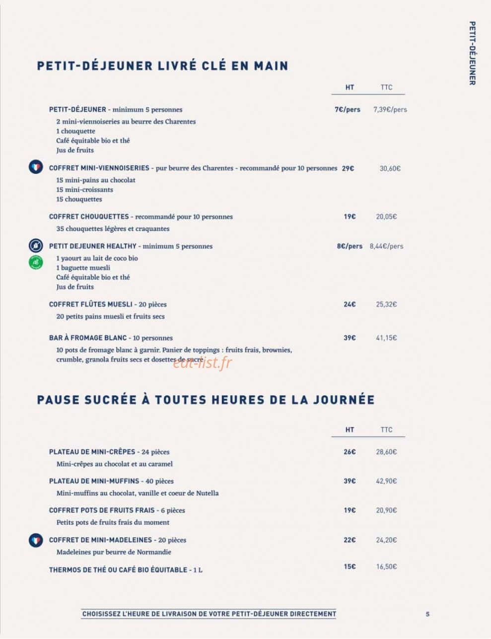 La Famille Finest Lunch — carte page 3