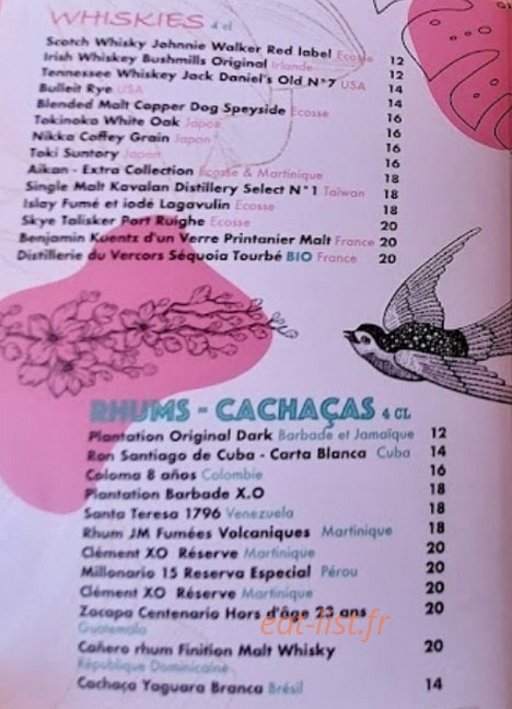 La Favorite — carte page 3