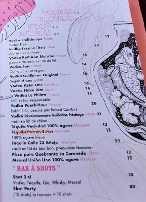 La Favorite — carte page 4