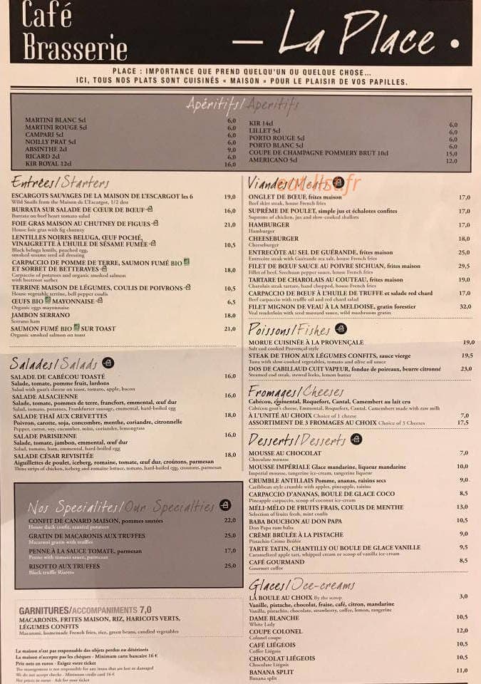 La Place — carte page 1